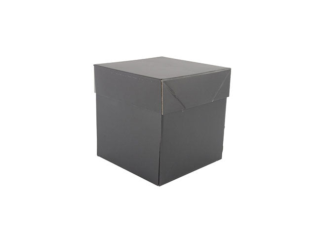 scatola mini box surprise nera 30x30cm