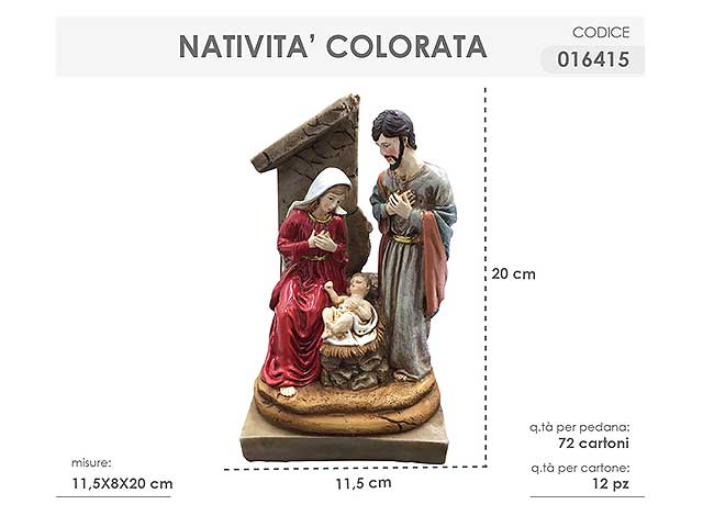 Nativita' 11.5x8x20cm