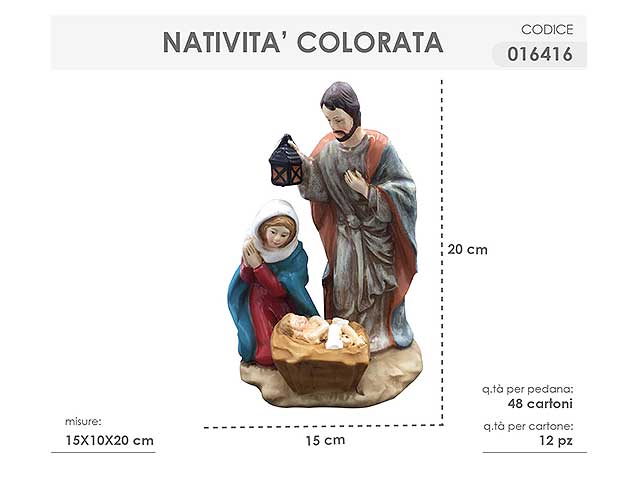 Nativita' 15x10x20cm