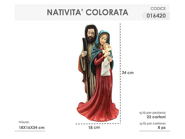 Nativita' 18x16x34cm