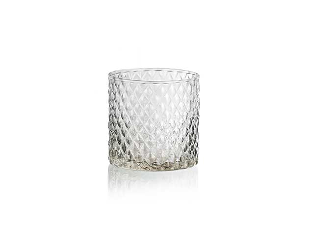 L.diamond vaso cilindrico h10 d10cm fr80/1010