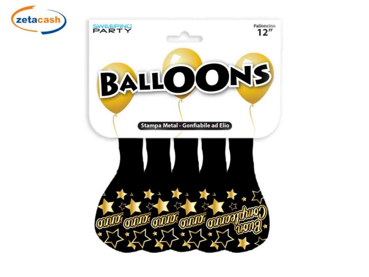 palloncino oro 5 pezzi