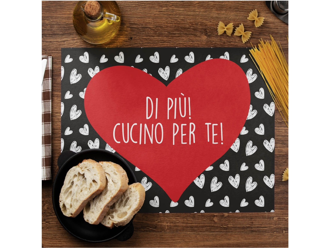 Set di 2 tovagliette in pu ma tu mi ami?