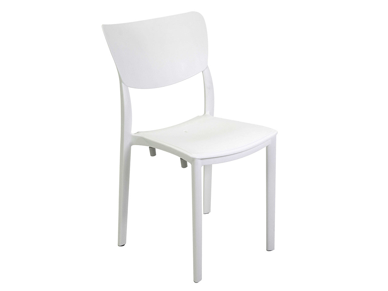 Sedia in polipropilene damla colore bianco 44x53xh.84cm