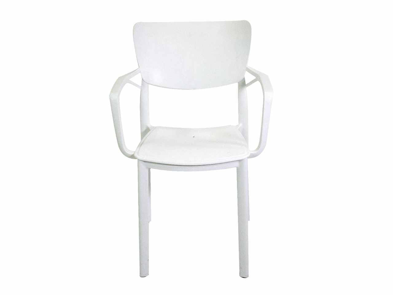 Poltrona polipropilene damla bianca 54,5x53h.84cm