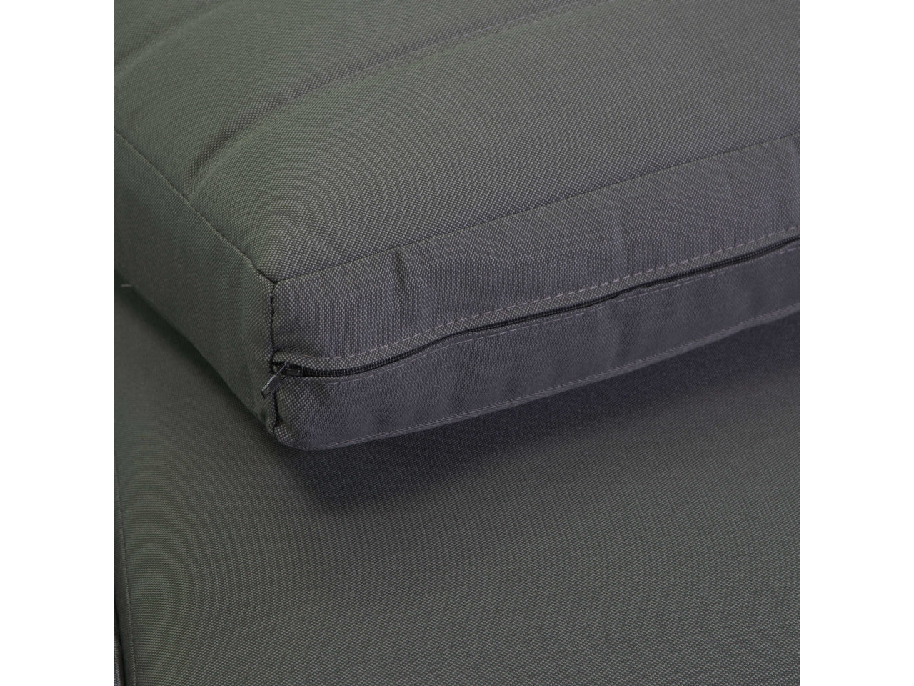 Salotto in alluminio blaine colore antracite 3 posti