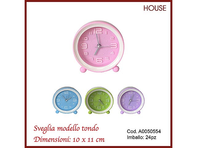 Sveglia sweep colorata 7522