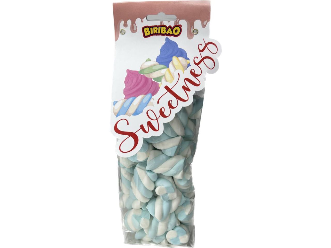Marshmallow biribao treccia 3 colori 200gr