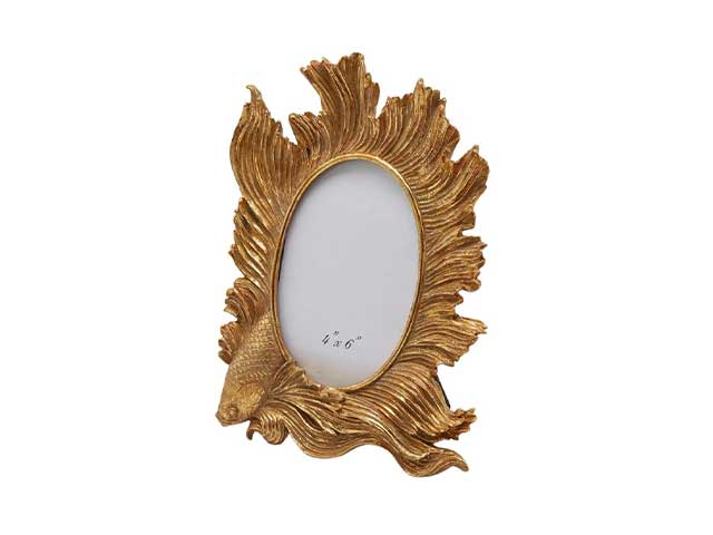 Porta foto 26x19cm pesce oro 713959,01