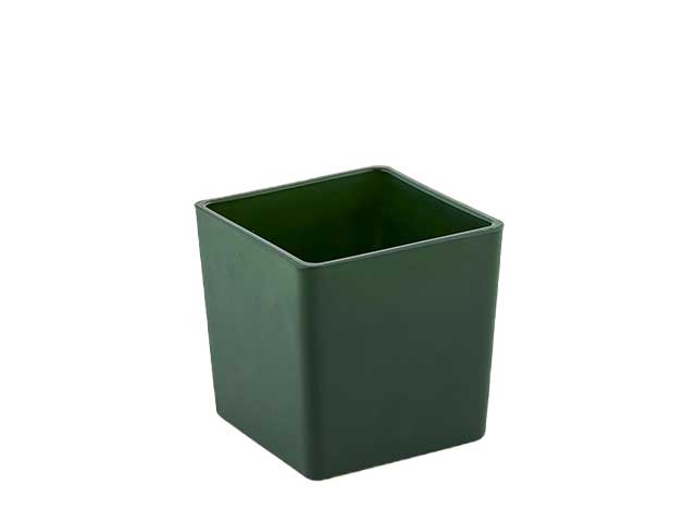 L.opak vaso quadrato 12x12verde 103281