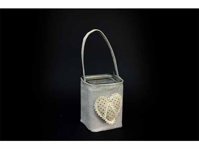 portacandela 12x12 grigio 5042137