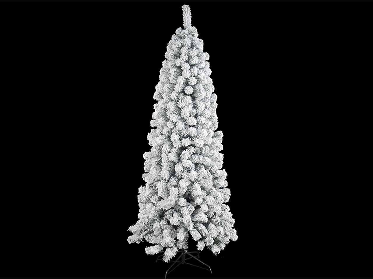 Albero di natale stelvio innevato 180cm 508 rami