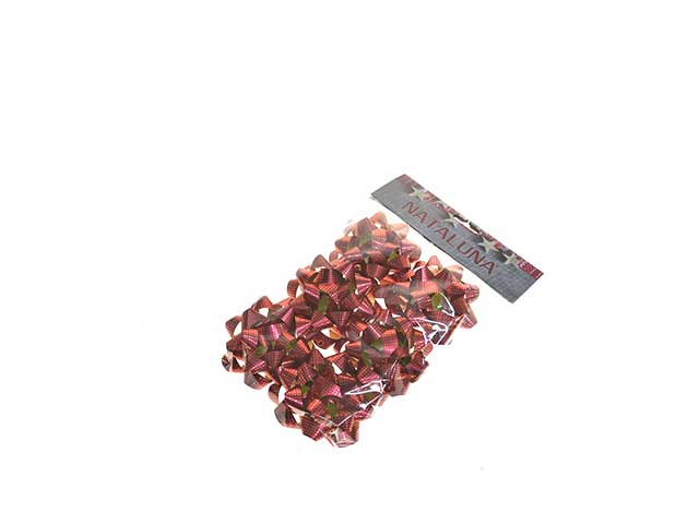 Coccarda 10cm 6 pezzi rossa 3357441