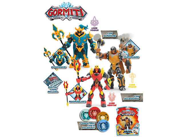 Gormiti personaggi deluxe 12cm grm02000