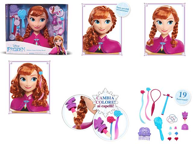 frozen anna testa styling frn80000