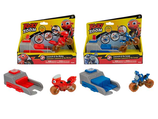 Ricky zoom veic.c/lanciatore rcy05000 $§