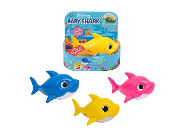 Baby shark pers.bagno c/suoni bah03000