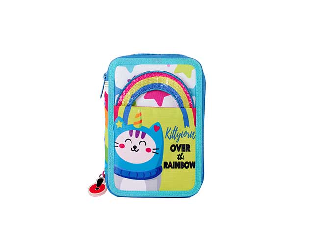 gopop kittycorn astuccio 3 zip