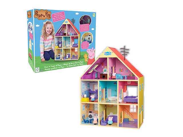 Peppa pig casa legno gigante ppc80000