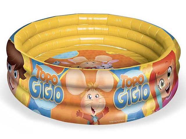Piscina per giardino bambini 3 anelli topo gigio