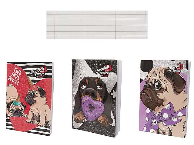 Quaderno maxi a cuccioli
