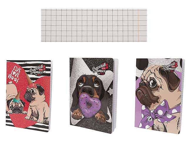 Quaderno maxi rigatura q cuccioli