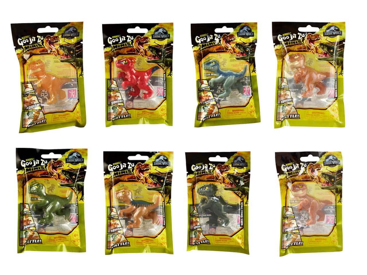 Goo jit zu jurassic minis ass.gjt27000
