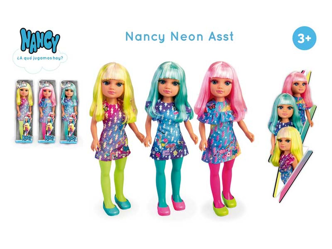 Nancy neon assortiti