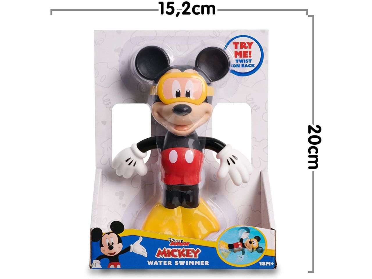 Mickey nuotatore