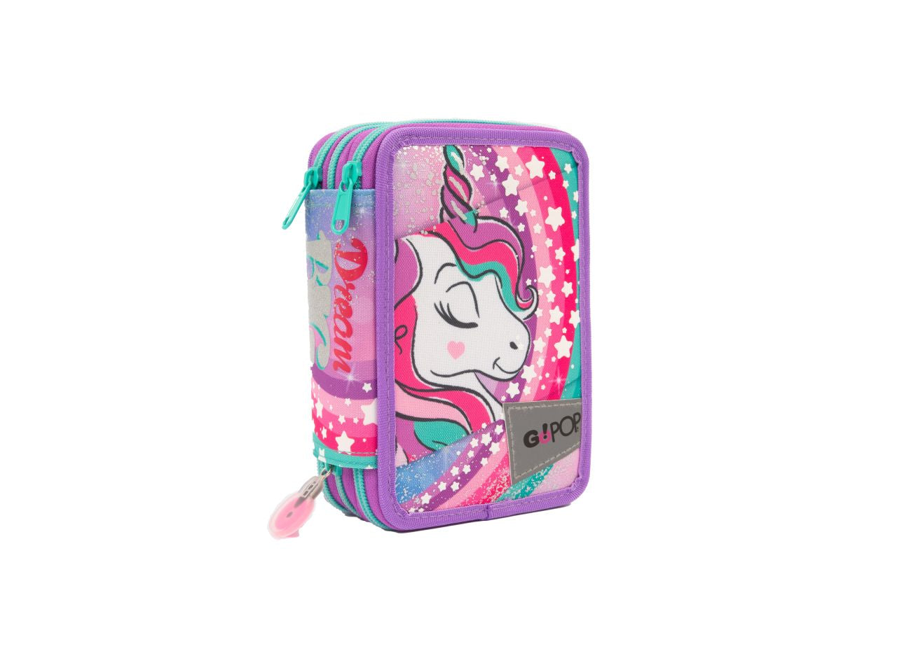 Gopop 23 astuccio triplo unicorn
