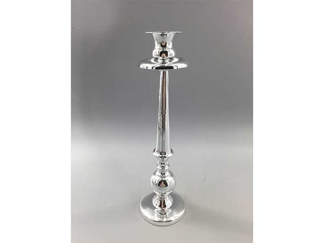 candelabro argento 10x36cm 1f 11590103