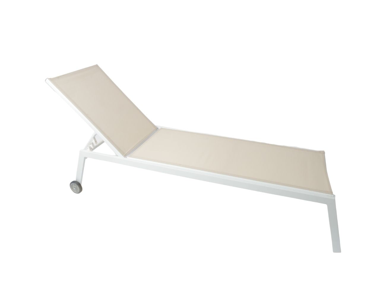 Lettino prendi sole in alluminio 210x65x43cm