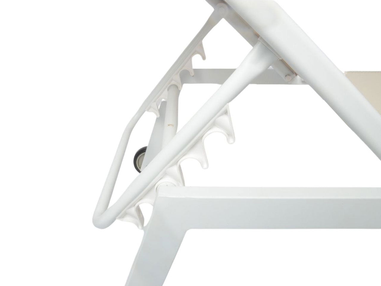 Lettino prendi sole in alluminio 210x65x43cm