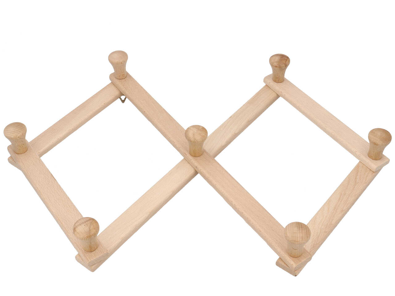 Appendiabiti estensibile con 7 pomi