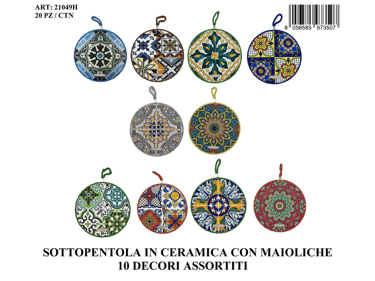 l.maioliche sottopentola 20cm 21049h