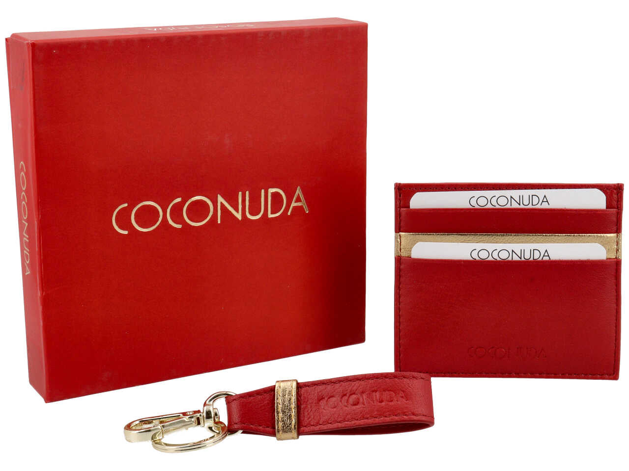 Coconuda portafogli da donna rosso