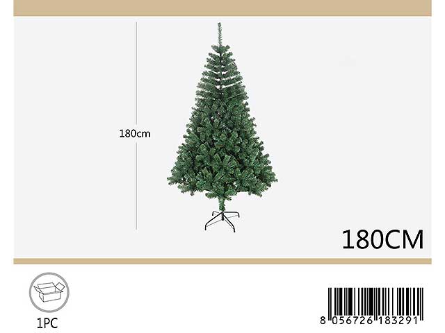 Albero di natale 180cm 600 rami
