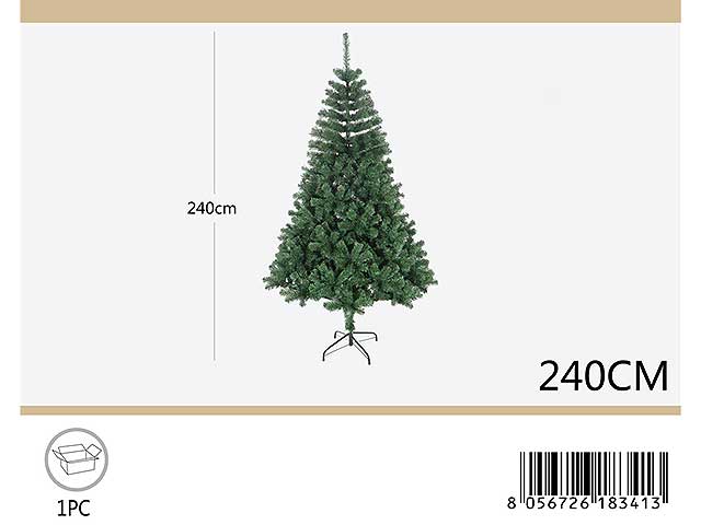 Albero di natale 240cm 1500 rami