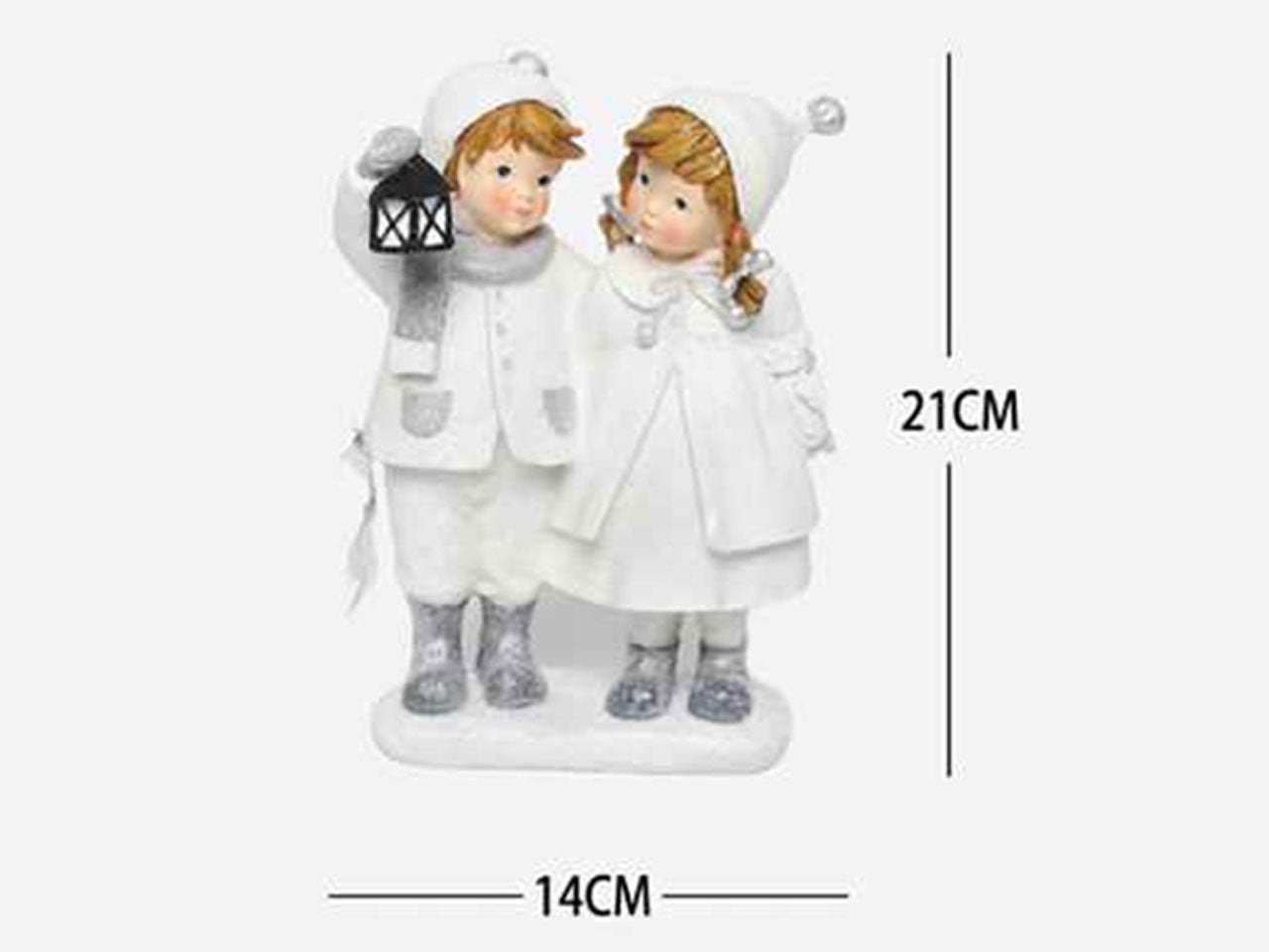 Bimbo/bimba in resina 14x9x21cm