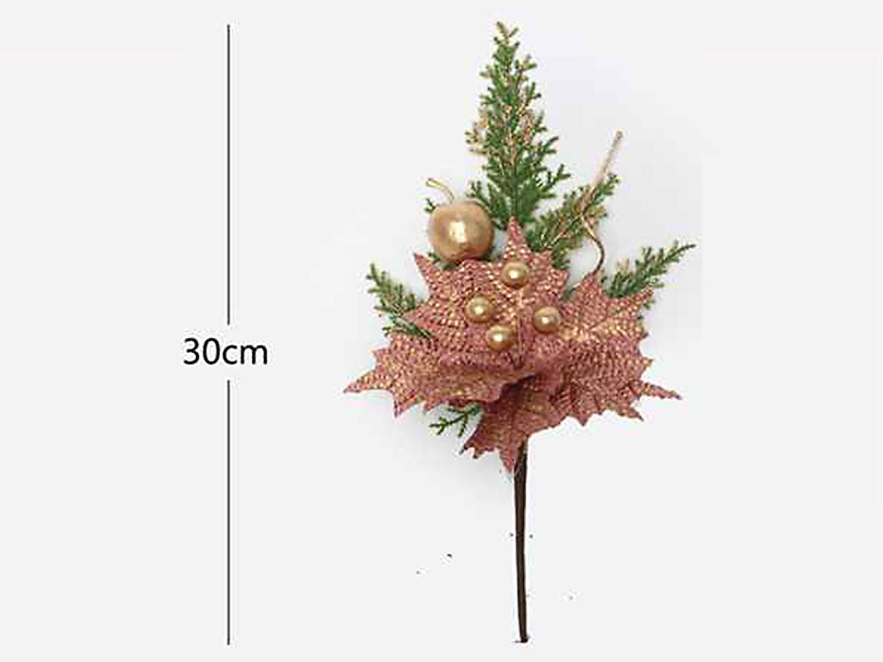 Rametto floreale decorativo artificiale 15x30cm