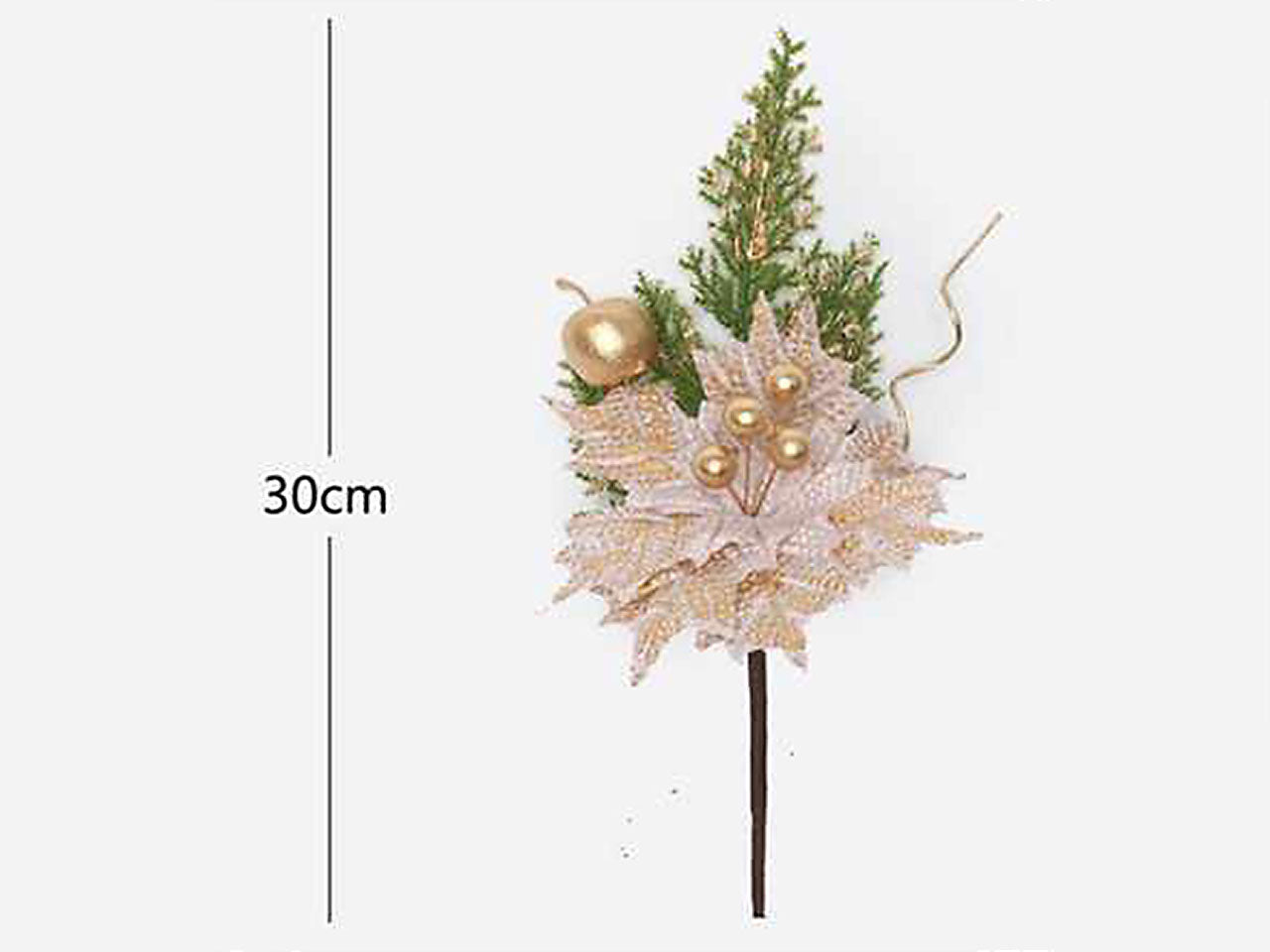 Rametto floreale decorativo artificiale 15x30cm