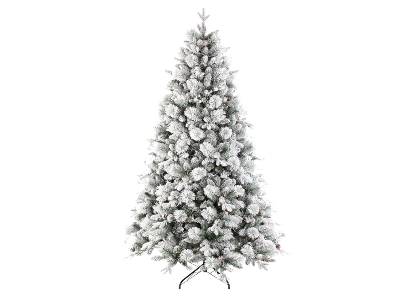 Albero di natale innevato misura 240cm