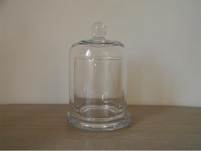 vaso vetro cupola 9x14cm qlux19701