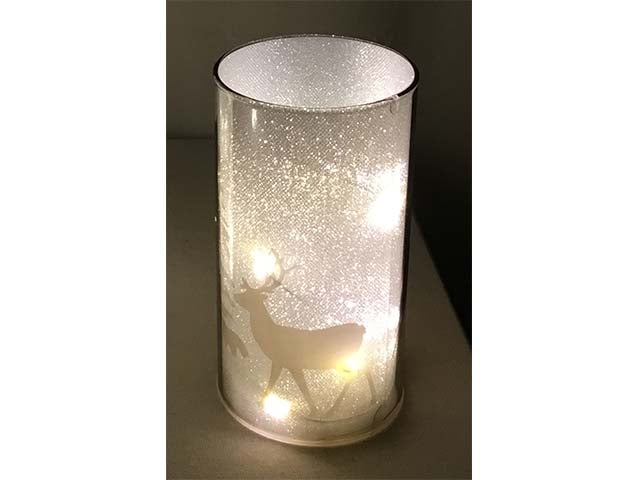 Cilindro vetro 8x15 con led wlux19020