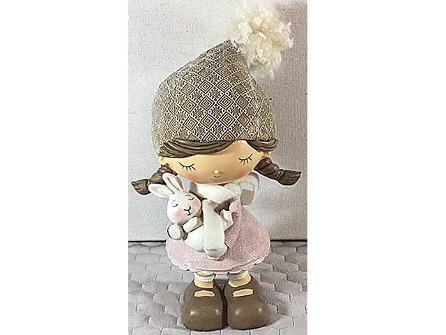 bimba con coniglio 15x13 wlux19065