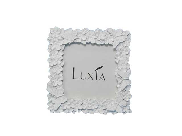 Linea farfalle e fiori portafoto 10x10 cm qlux20019