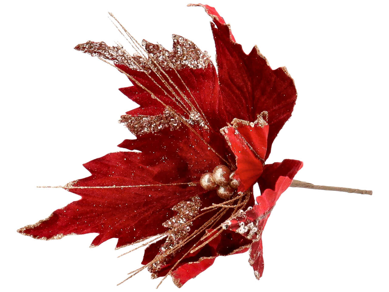 Fiore gambo corto bordò