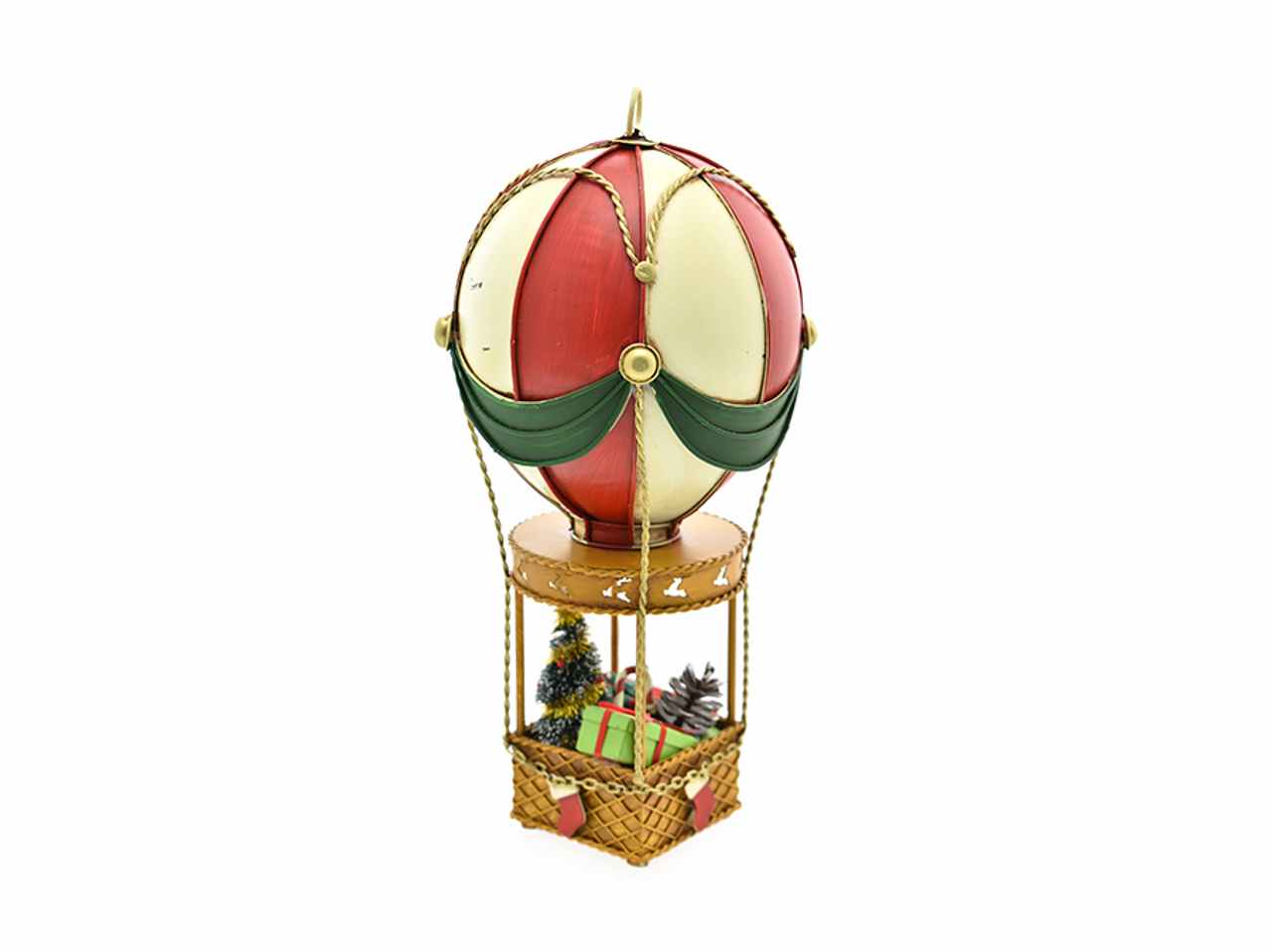 Mongolfiera con decorazione natalizia 28x12,5x12,5