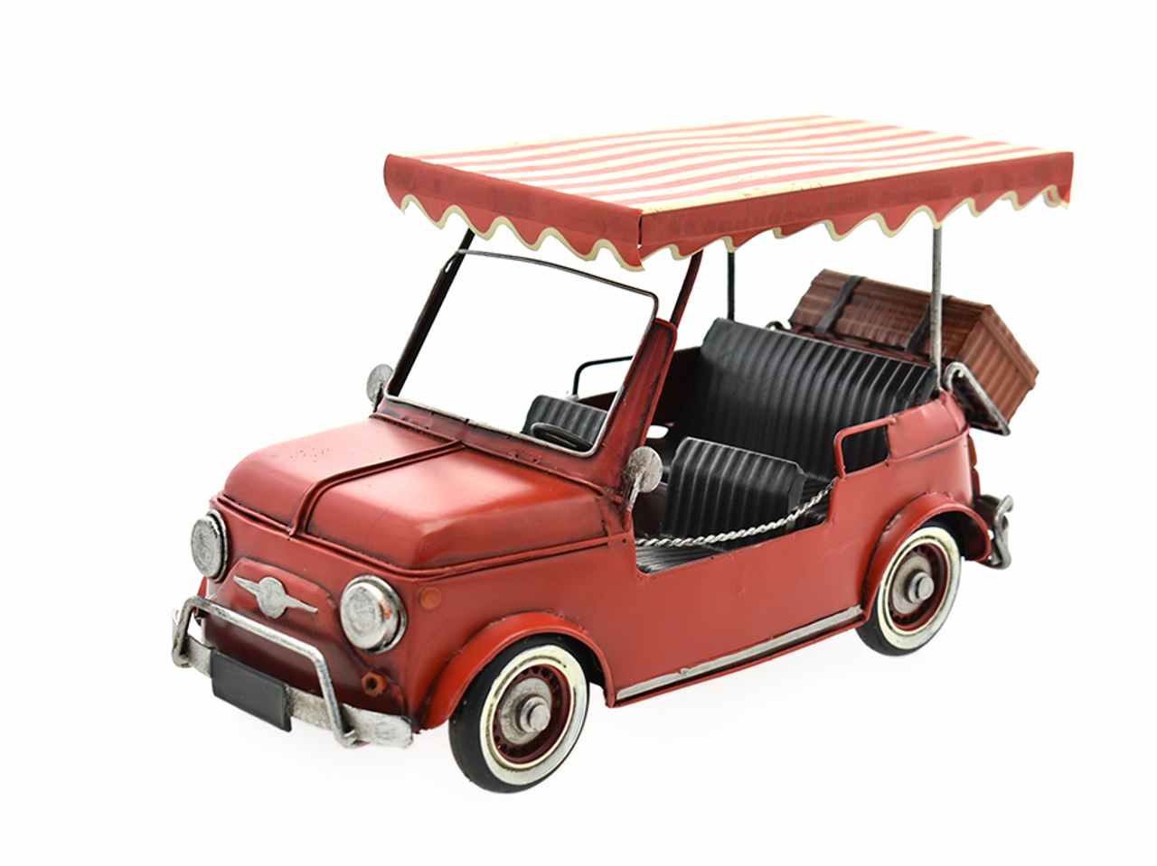 Auto con decorazioni natalizie 33x15x18