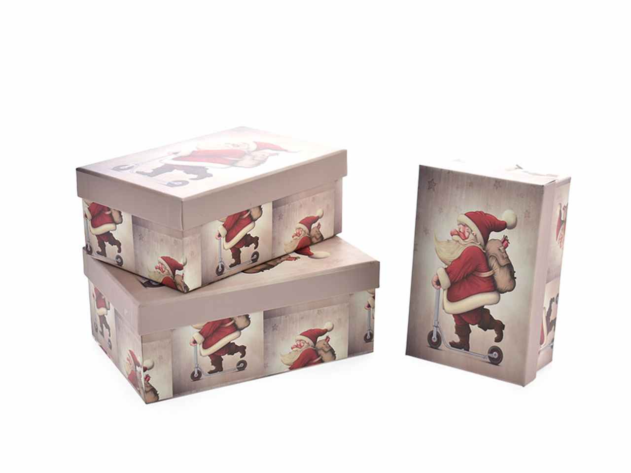 Scatola cartone 3 pezzi 23/21/18cm 51791858